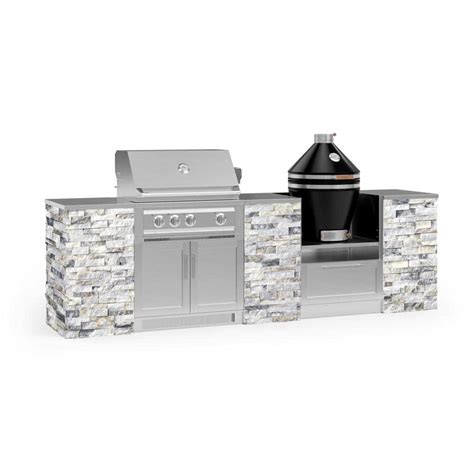 newage outdoor kitchen stainless steel kamado cabinet|newage outdoor kitchen sets.